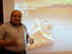 VIMALJI GIVING A LECTURE ON VASTU IN BANGKOK, THAILAND