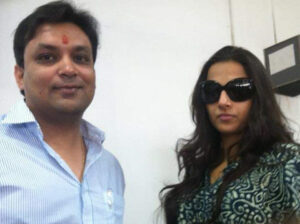 VIKAS JI WITH VIDYA BALAN